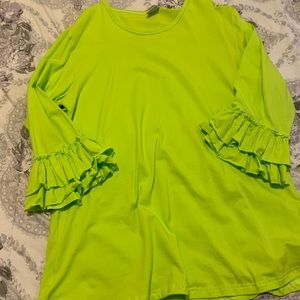 Lime Green Layering Shirt